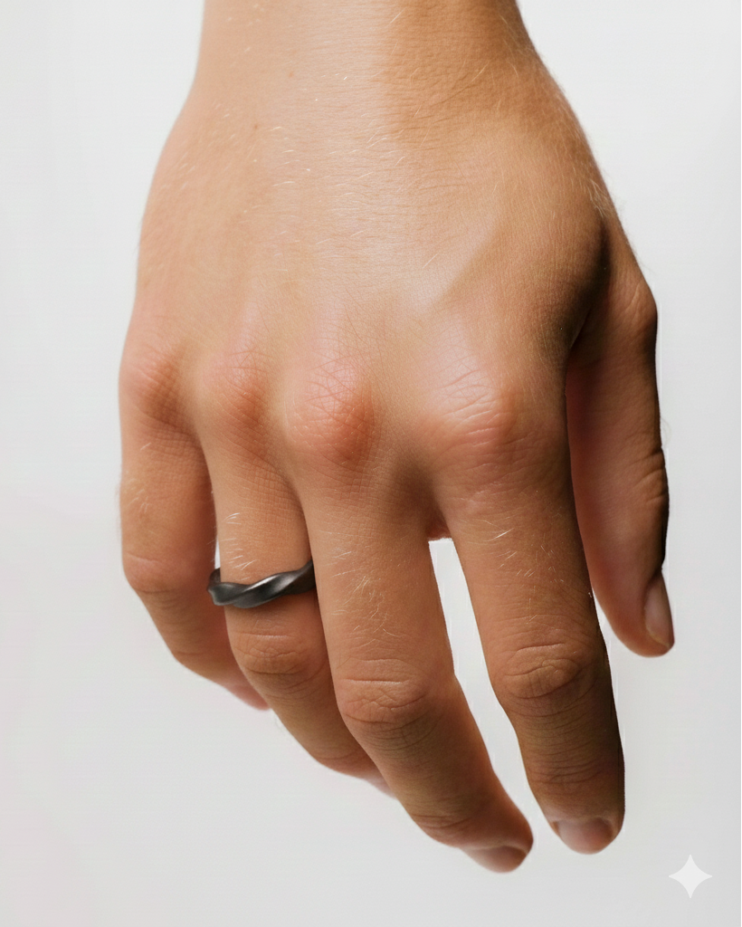Twisted ring 6mm