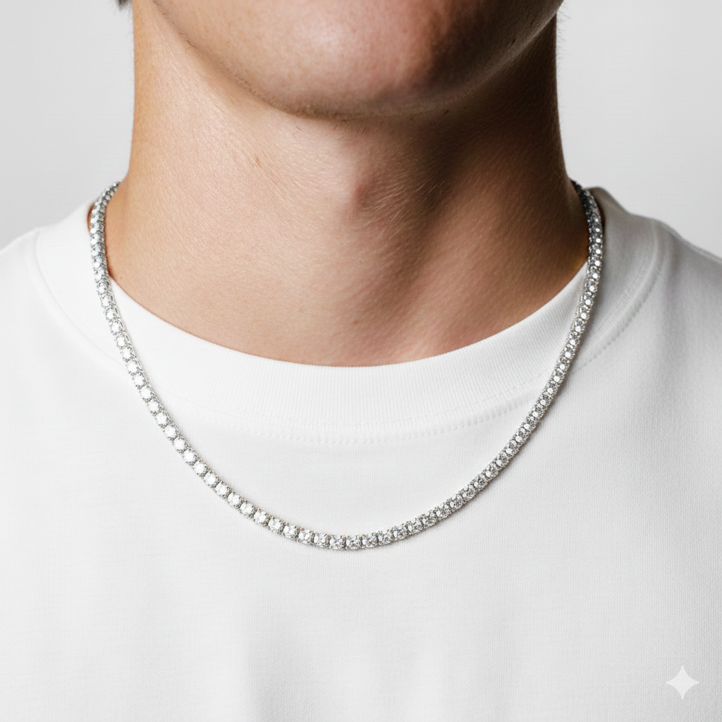 Tennis Chain 3MM (Gold Plated)
