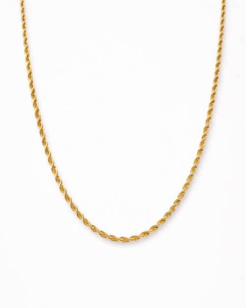 Rope chain 3MM (Golden Plated)