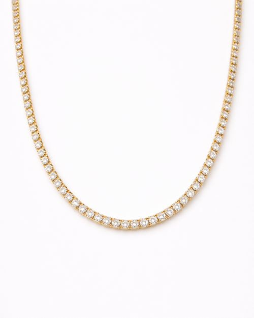 Tennis Chain 3MM (Silver Plated)