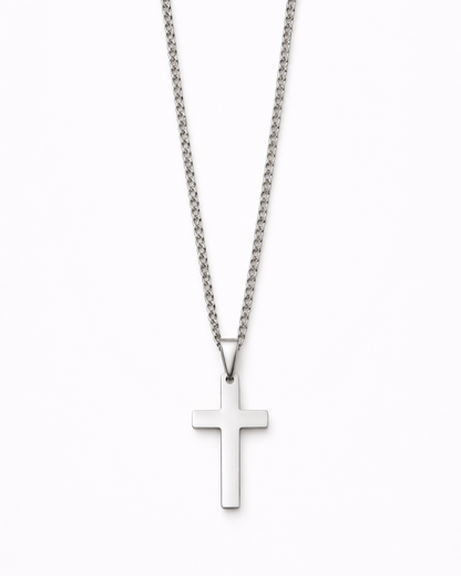 Cross Chain (Silver Plated)