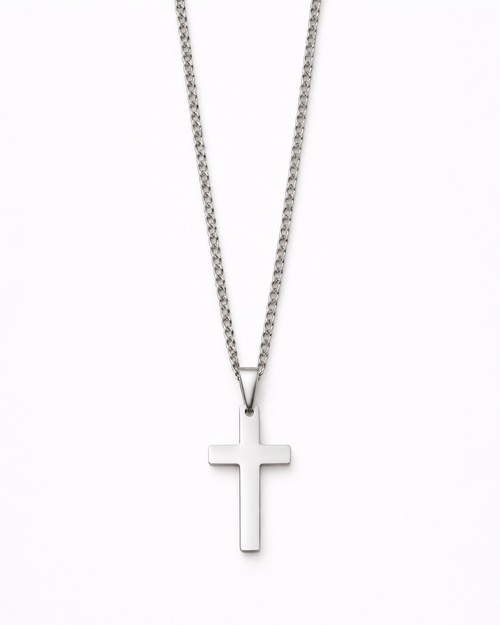 Cross Chain (Silver Plated)