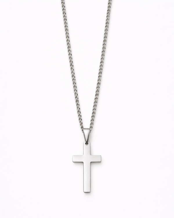 Cross Chain (Silver Plated)