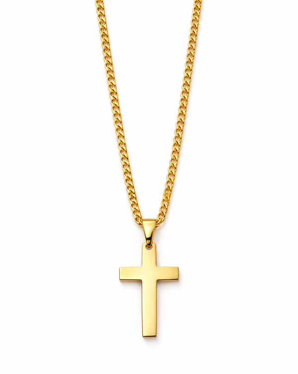 Cross Chain (Silver Plated)