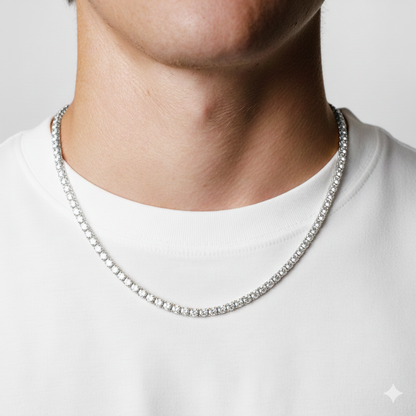 Tennis Chain 3MM (Gold Plated)