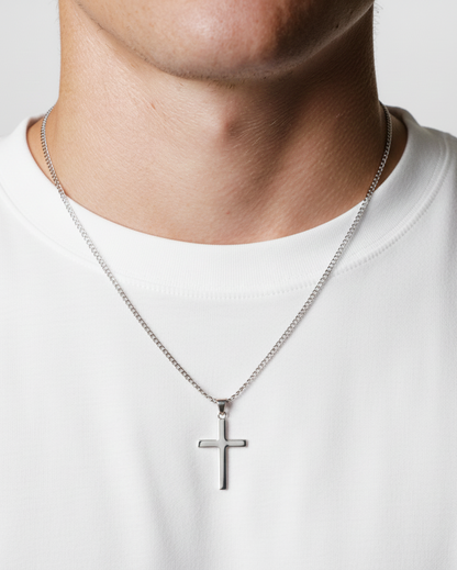 Cross Chain (Silver Plated)