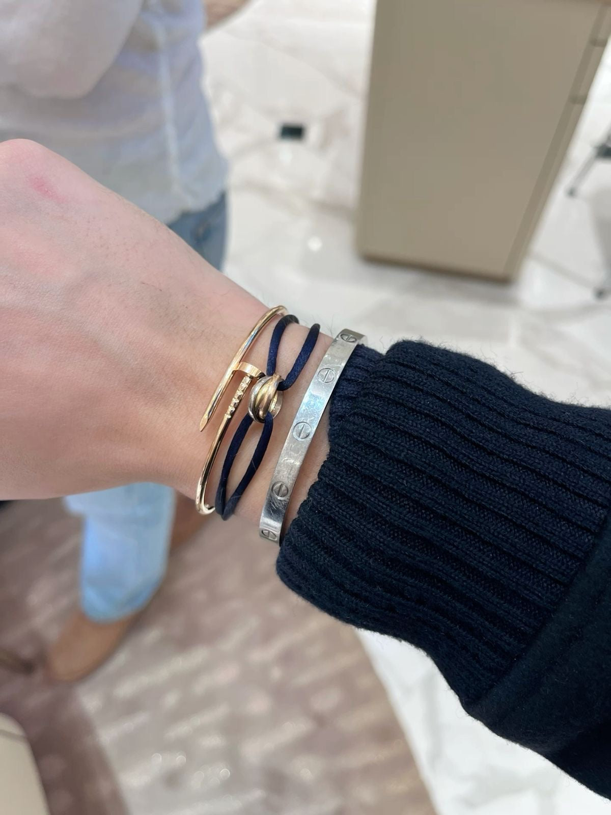 Nail bracelet