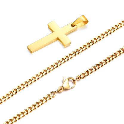Cross Chain (Silver Plated)